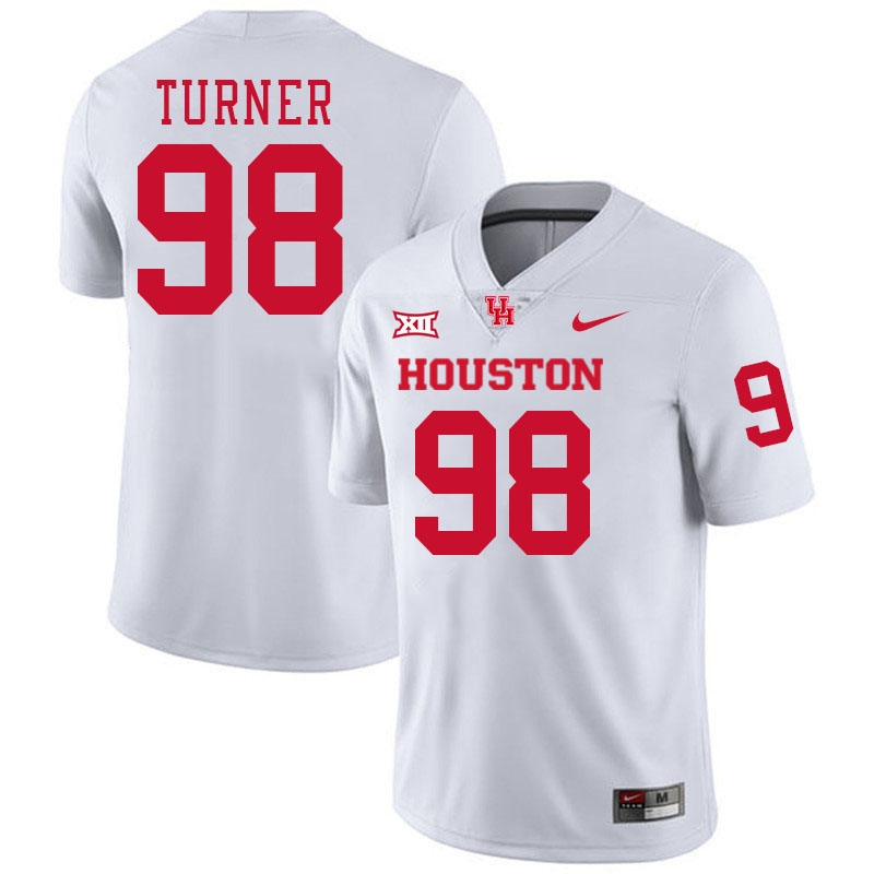 Payton Turner Houston Jersey,Houston Cougars #98 Payton Turner Jersey Youth College Uniforms-White